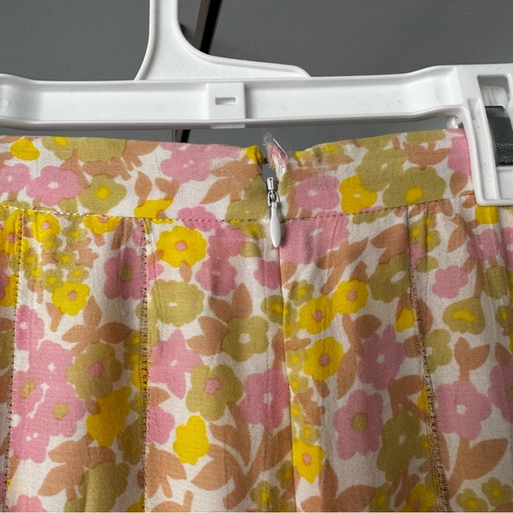 Anthropologie x Faithfull The Brand Aya Pleated Midi Skirt Cuesta 10 - Picture 10 of 16